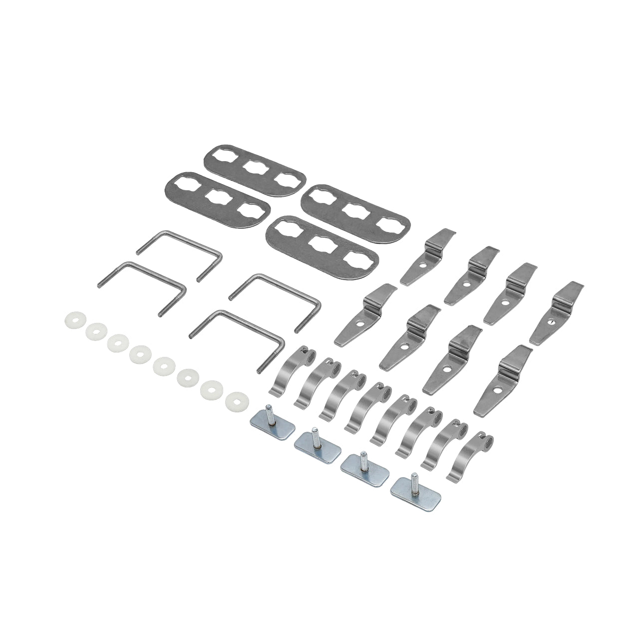 Twistboxes universal mounting kit with T-bolts and U-bolts for roof racks